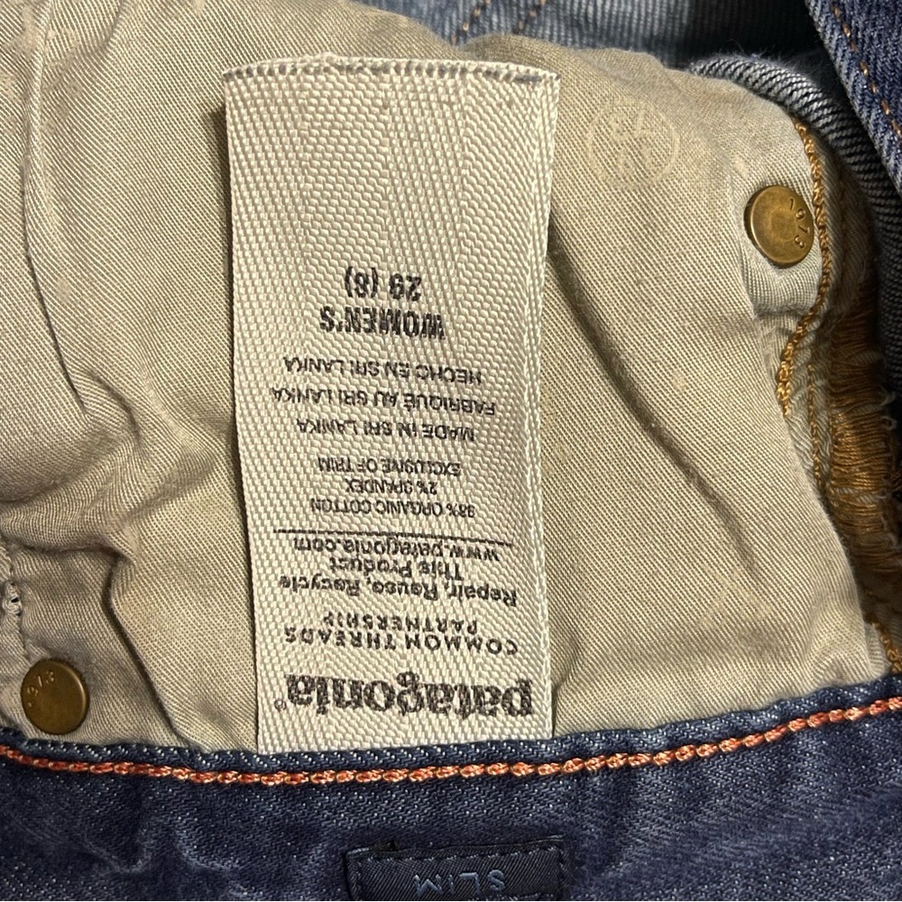 Patagonia Patch Size 29 Waist – Unique Style, With Back Hole and patchwork-SALE - Picture 8 of 12